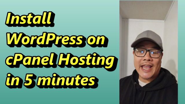 Install WordPress in 5 minutes on cPanel hosting